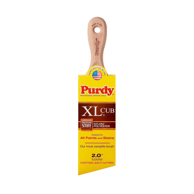 Purdy XL Cub 2-in Reusable Nylon- Polyester Blend Angle Paint Brush (Trim Brush)