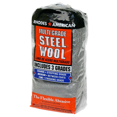 Homax 3.25-in x 4-in Multi-grade Steel Wool