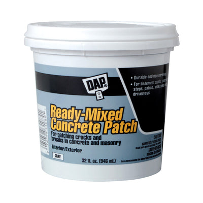 DAP 32-oz Waterproof Interior/Exterior Gray Concrete Patch