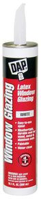 DAP 10.1-oz Waterproof Interior/Exterior White Window Glazing Compound