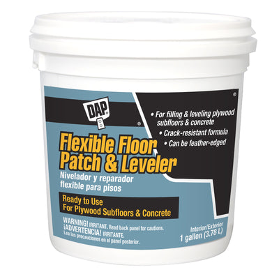 DAP Flexible Floor Patch and Leveler 1-oz Waterproof Interior/Exterior Gray Patching Compound