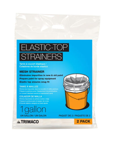 Trimaco Paint Strainer 2-Pack Elastic Top Paint Strainers 1-Gallon 1-Gallon 2-Pack