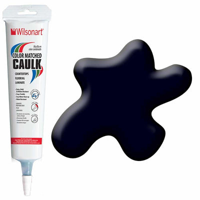 Wilsonart 5-oz Black Paintable Caulk - Silicone - Mold Resistant - Stain & Mildew Resistant - Interior Use - Easy to Clean - for Kitchens & Bathrooms