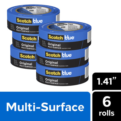 ScotchBlue Original Multi-Surface 2090 6-Pack 1.41-in x 60 Yard(s) Painters Tape