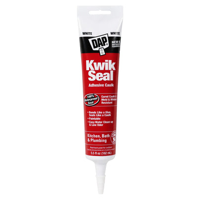 DAP KWIK SEAL 5.5-oz White Paintable Latex Caulk