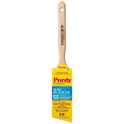 Purdy White Bristle 2-in Reusable Natural Bristle Angle Paint Brush (Trim Brush)