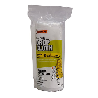 Frost King 9-ft x 12-ft Clear 2-mil Medium-duty Plastic Sheeting