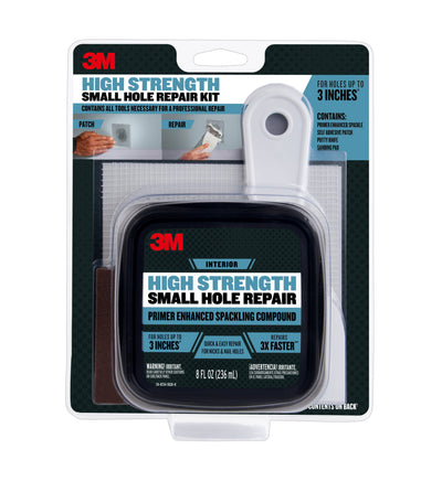 3M High Strength Small Hole Repair 8-fl oz Color-changing, Heavy Duty Interior White Patching Compound Kit