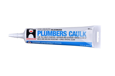 Hercules 5.5-oz Clear Silicone Caulk