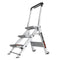 Little Giant Ladders Safety Step M3 3-Step 300-lb Capacity Silver Aluminum Foldable Step Stool