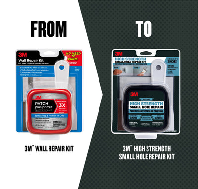 3M High Strength Small Hole Repair 8-fl oz Color-changing, Heavy Duty Interior White Patching Compound Kit