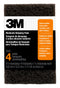 3M Moderate Stripping Fine Grit Refinishing Pad 3.75-in x 6-in (4-Pack)