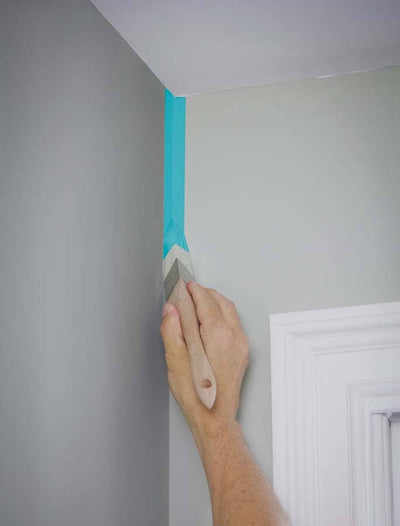 Zibra Triangle Detail, Trim and Corner 1-1/4-in Reusable Polyester Angle Paint Brush (Corner Brush)