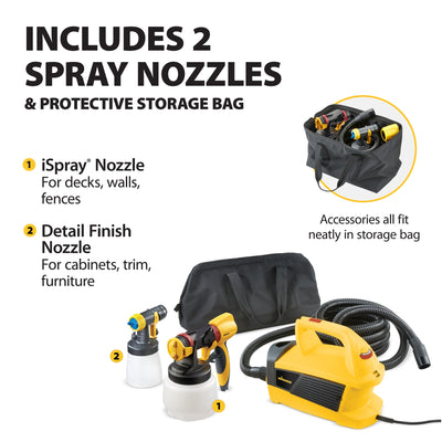 Wagner Flexio 4000 Corded Electric Stationary HVLP Paint Sprayer (Compatible with Stains)