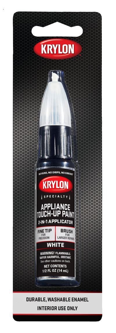 Krylon Krylon Appliance Touch-up Paint, Gloss, White, 0.5 Fl Oz