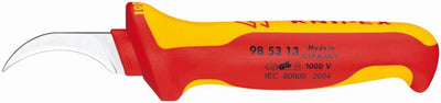 KNIPEX 1000V Insulated Utility Knife with 1.97-in Steel Blade - Suitable for Conductor Cables