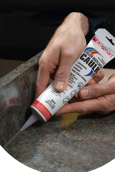 Wilsonart W0031 5-Pack Potter's Clay Paintable Silicone Caulk