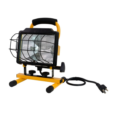 Utilitech 4500-Lumen Halogen Plug-in Stand Work Light