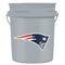 WinCraft Sports New England Patriots 5 GAL Bucket 5-Gallon Plastic Paint Bucket