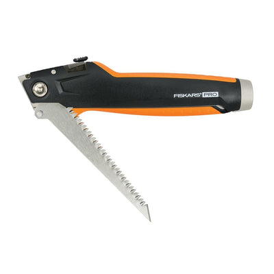 Fiskars PRO 0.6Mm 2-Blade Retractable Utility Knife with On Tool Blade Storage