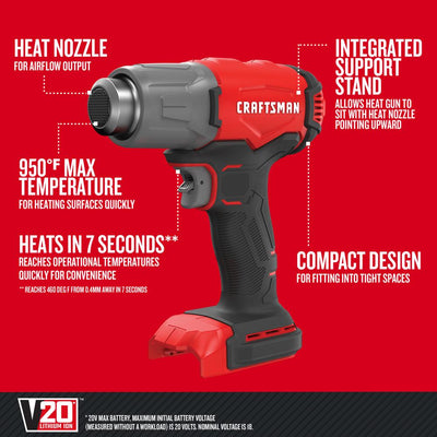 CRAFTSMAN 1228-BTU Heat Gun