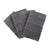 DII Gray Cotton Towel, 16-in x 19-in, Pack of 4, Lightweight and Super Absorbent, Machine Washable