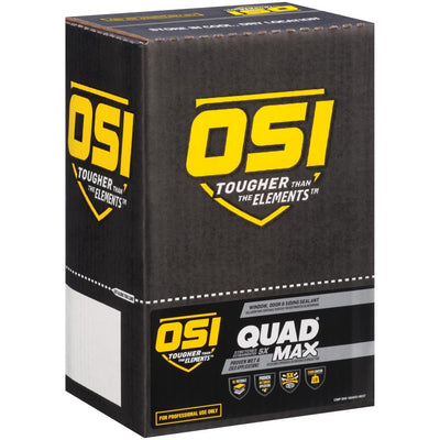 OSI Quad Max 12-Pack 9.5-oz Clay 329 Paintable Advanced Sealant Caulk