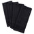 DII Black Cotton Dish Towels, 16 x 26-in, Set of 4, Lightweight and Absorbent for Kitchen Drying and Cleaning