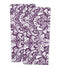 DII Purple Cotton Dish Towels, 18 x 28-in, Set of 2, Machine Washable, Damask Design