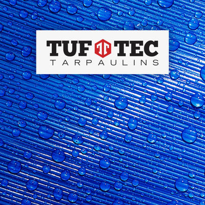 Tuf-Tec Premium 6-ft x 9-ft Blue Water Resistant Commercial Plastic 6-mil Tarp