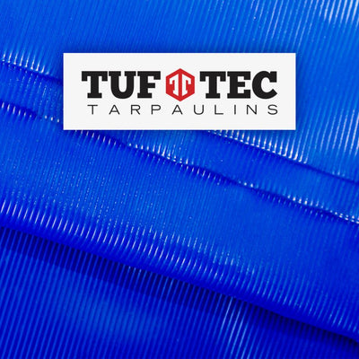 Tuf-Tec Premium 10-ft x 12-ft Blue Water Resistant Commercial Plastic 6-mil Tarp