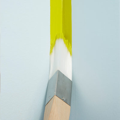 Zibra Triangle Detail, Trim and Corner 1-1/4-in Reusable Polyester Angle Paint Brush (Corner Brush)