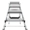 Little Giant Ladders Safety Step M4 4-Step 300-lb Capacity Silver Aluminum Foldable Step Stool