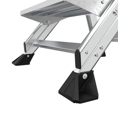 Little Giant Ladders Jumbo Step M2 2-Step 375-lb Capacity Silver Aluminum Foldable Step Stool