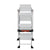 Little Giant Ladders Jumbo Step M4 4-Step 375-lb Capacity Silver Aluminum Foldable Step Stool