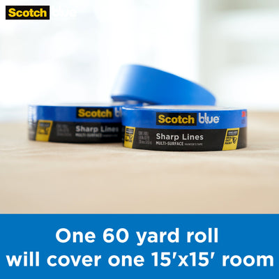 ScotchBlue Sharp Lines Multi-Surface 3-Pack 1.88-in x 60 Yard(s) Painters Tape