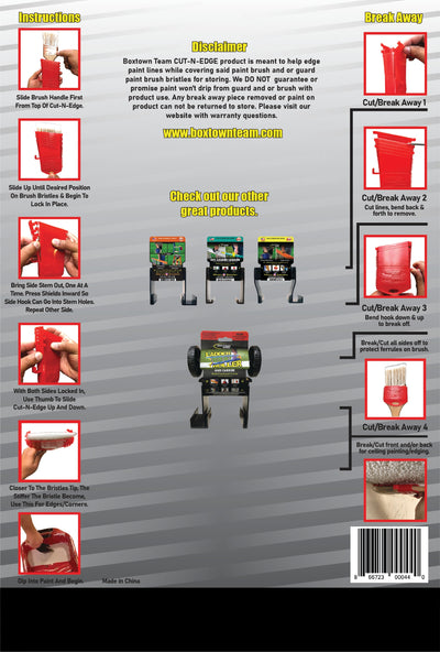 Boxtown Team 1-in x 3-in Cut-N-edge : edger and brush guard Plastic Paint Edger