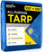 BOEN 100-ft x 100-ft Blue Waterproof Commercial Polyethylene 5-mil Tarp