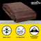 BOEN 20-ft x 20-ft Brown Waterproof Commercial Polyethylene 10-mil Tarp