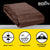 BOEN 12-ft x 10-ft Brown Waterproof Commercial Polyethylene 10-mil Tarp