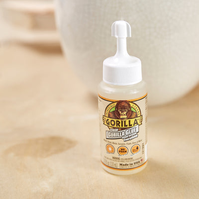 Gorilla Clear 3.75-fl oz Liquid Extreme Condition Waterproof, Quick Dry, Multipurpose Adhesive