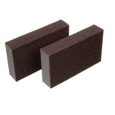 3M Medium 80-Grit Sanding Sponge 2.87-in x 4.87-in (2-Pack)