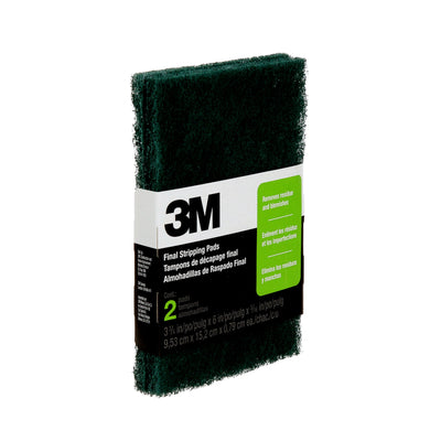 3M Final Stripping Fine Grit Refinishing Pad 3.75-in x 6-in (2-Pack)