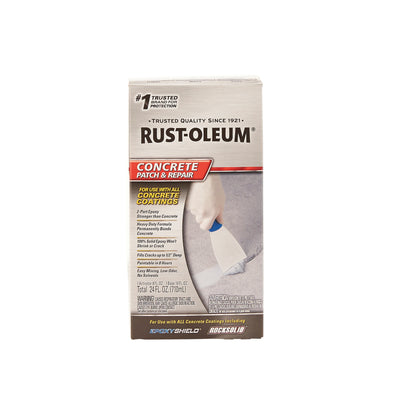 Rust-Oleum Concrete Patch and Repair 24-oz Waterproof Interior/Exterior Gray Concrete Patch Kit