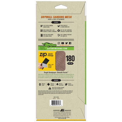 Gator Very Fine 180-Grit Screen Sandpaper 4.5-in W x 10.5-in L 4-Pack