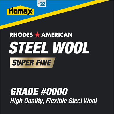 Homax 3.25-in x 4-in Super Fine Steel Wool