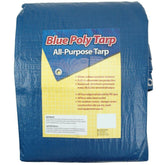 Sigman 8-ft x 6-ft Blue Waterproof Standard Polyethylene 5-mil Tarp