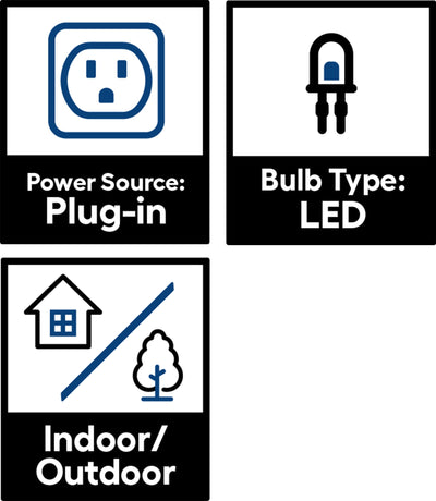 Southwire 15000-Lumen Multi Compatible Plug-in String Work Light