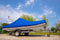 BOEN 50-ft x 50-ft Blue Waterproof Commercial Polyethylene 5-mil Tarp