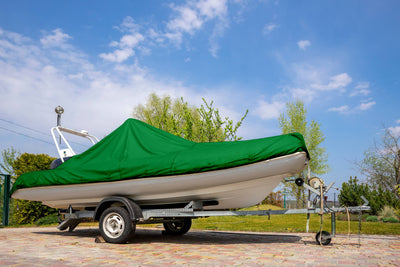 BOEN 20-ft x 20-ft Green Waterproof Commercial Polyethylene 9-mil Tarp